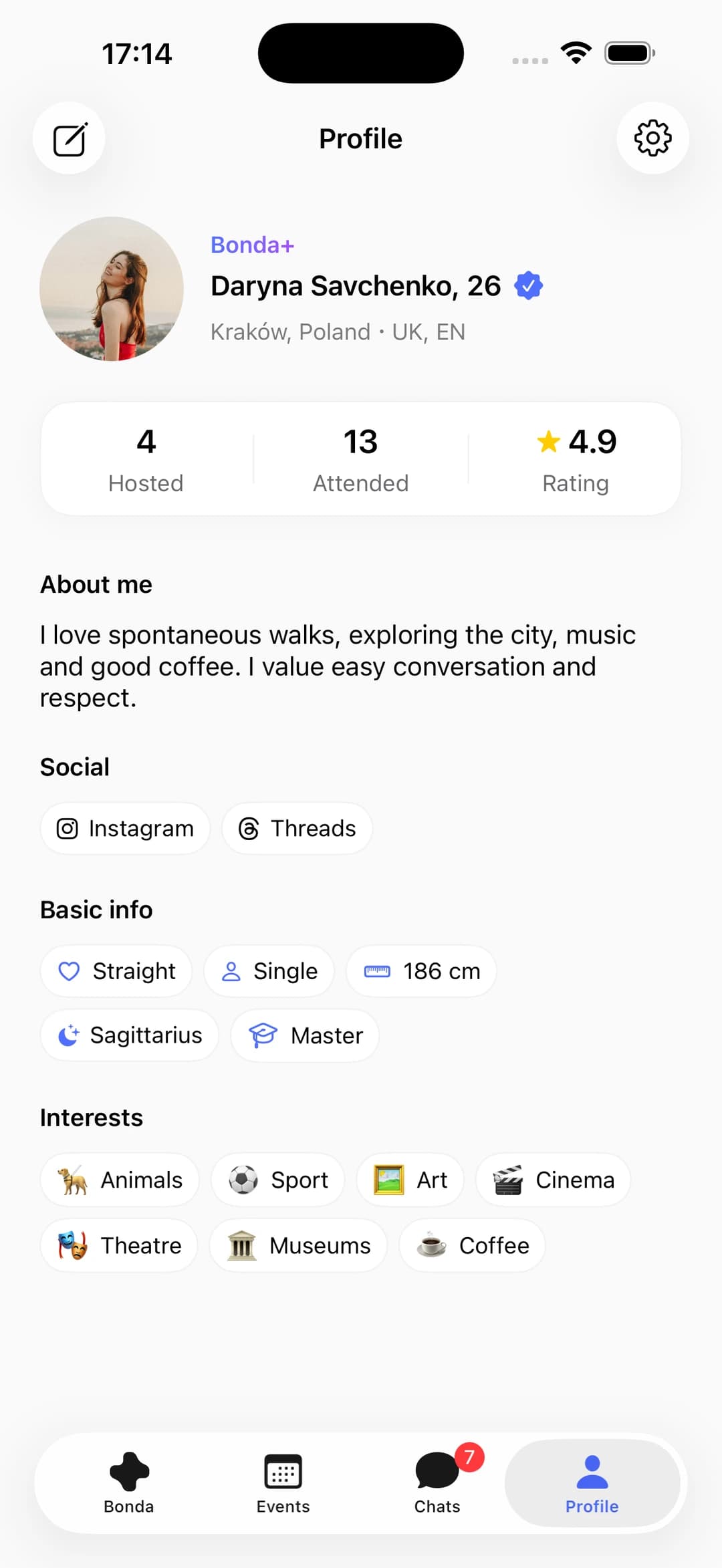 A profile that brings people in